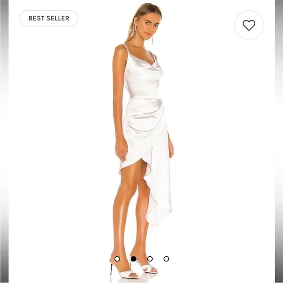 sachin and babi light blue dress REVOLVE | Dresses | Elliatt Jacinda White Satin Draped Dress White